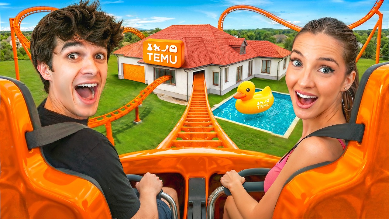 We Built A Backyard Theme Park Using Only TEMU Products!