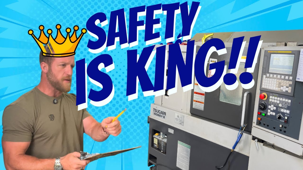 CNC Safety is CRITICAL! #cnc #safety #machining #cncmachine