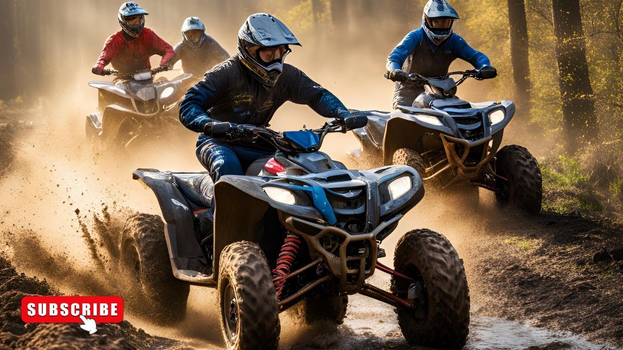 DIX QUADS, UN SEUL OBJECTIF, SORTIR DE CETTE GALÈRE. QUI S’EN SORTIRA ? #quads #fyp #nature #fail