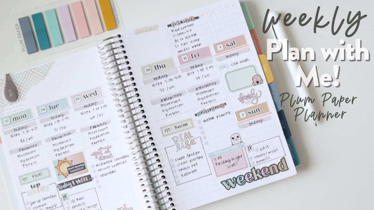 PLAN WITH ME! | Plum Paper Planner