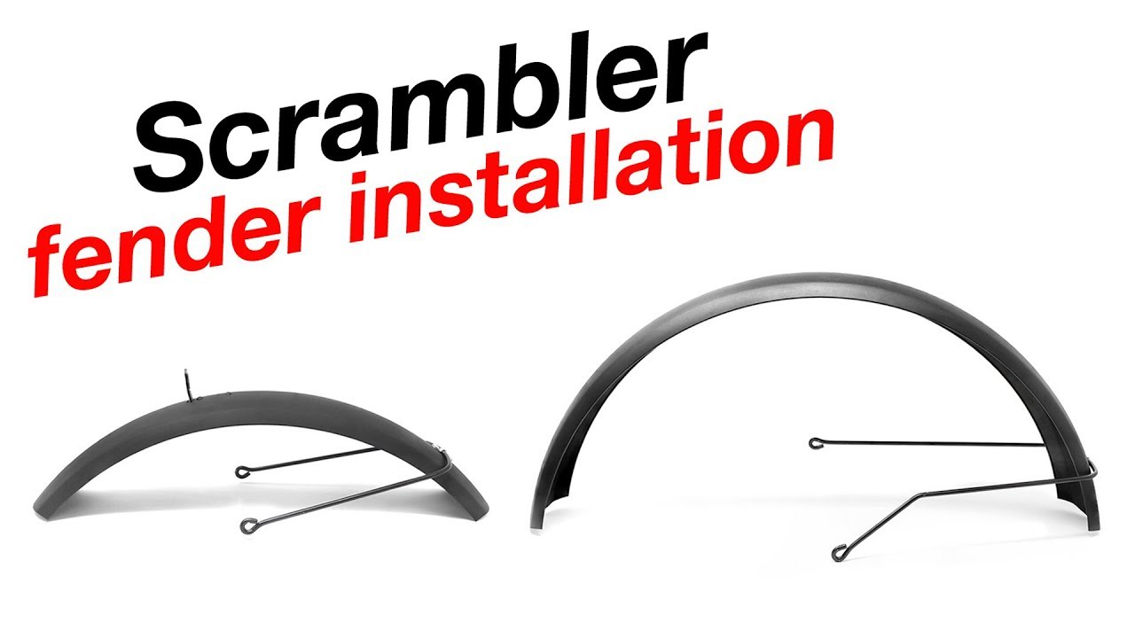 Scrambler Fender Kit Installation