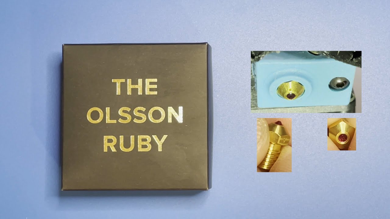 The Olsson Ruby - A literal gem of a 3D printer nozzle!