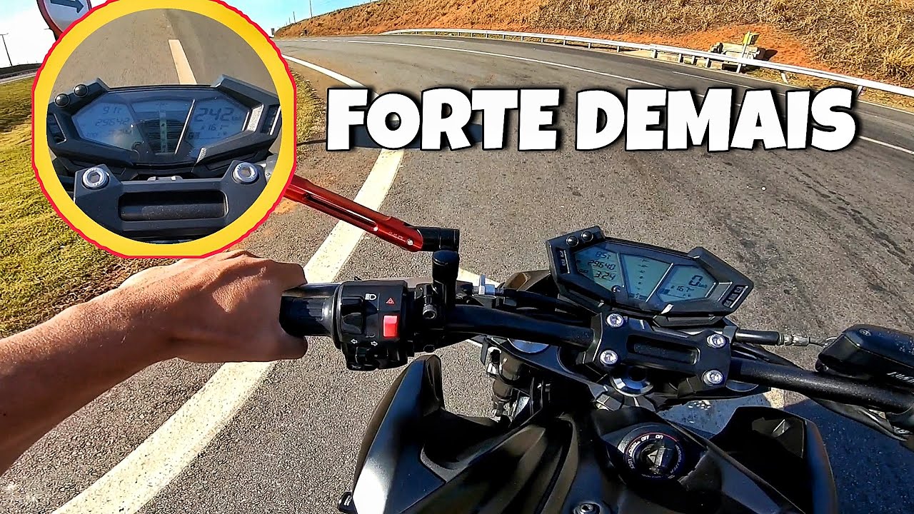 Acelerando forte a z800, dei top speed?