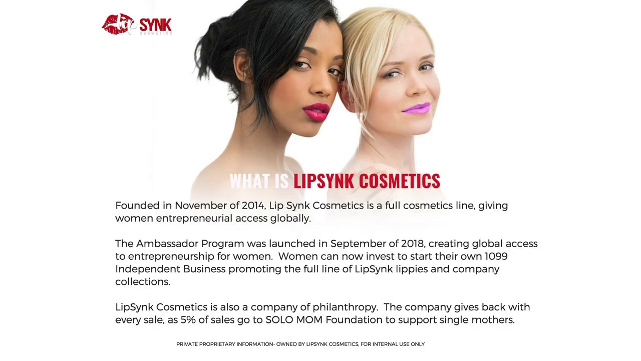 LipSynk Cosmetics Ambassador Program Overview!