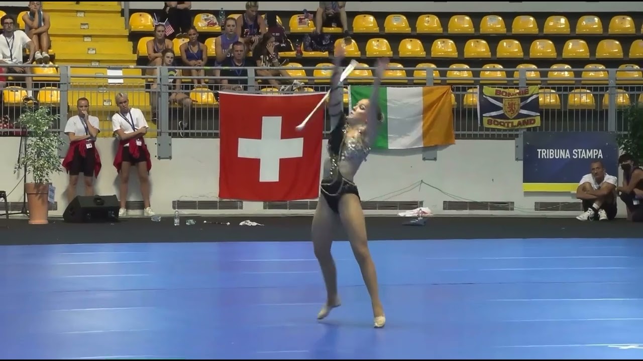 Amalie Skeide Sandvik (NOR) Senior Women Semifinal World Baton Twirling Championship Turin 2022