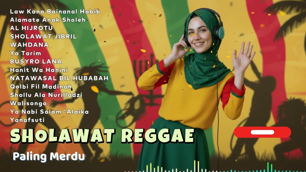 🌙 🎶SHOLAWAT REGGAE PALING ASYIK  Bikin Hati Tenang & Jiwa Happy 😢