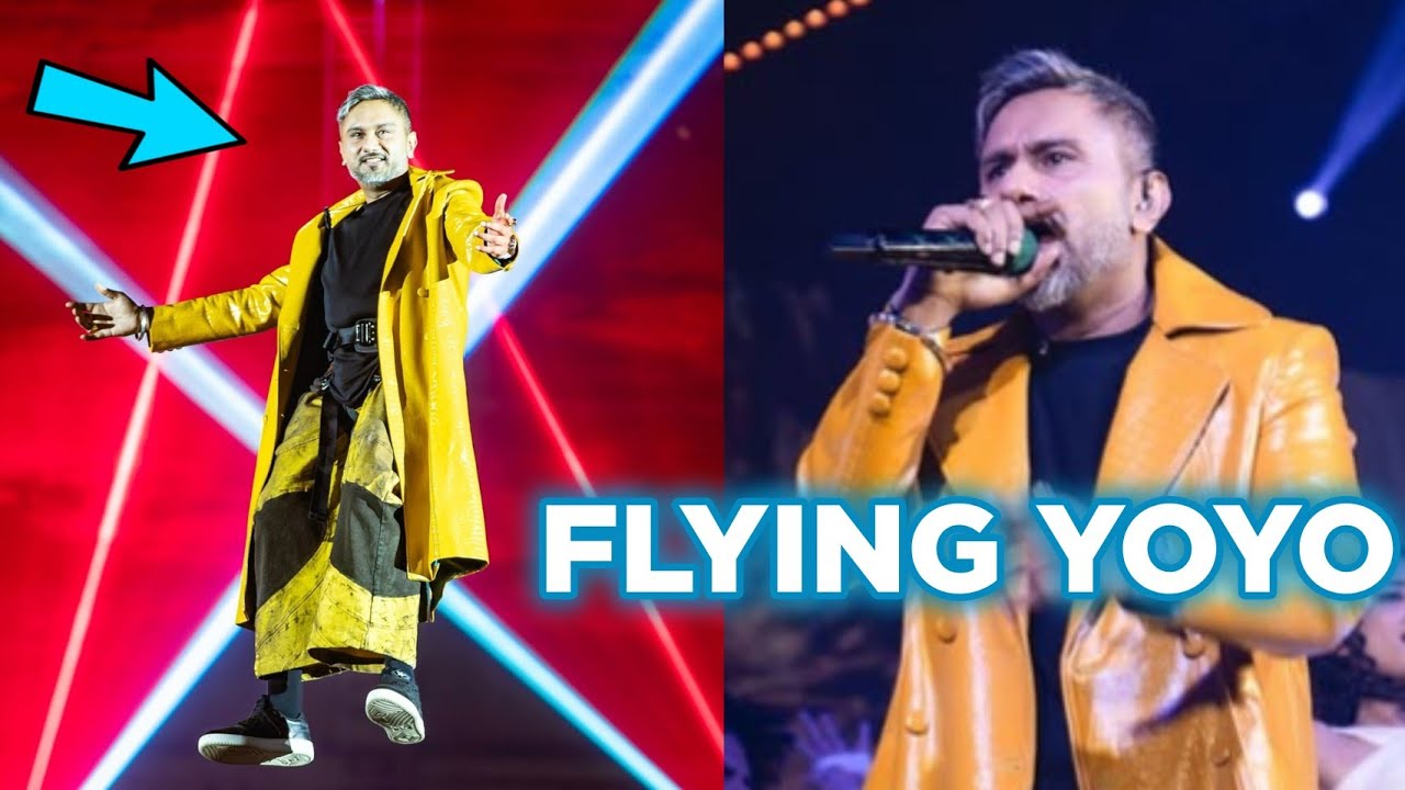 YO YO HONEY SINGH FLYING IN MUMBAI CONCERT 🤯🚡 MILLIONAIRE TOUR | MANIAC