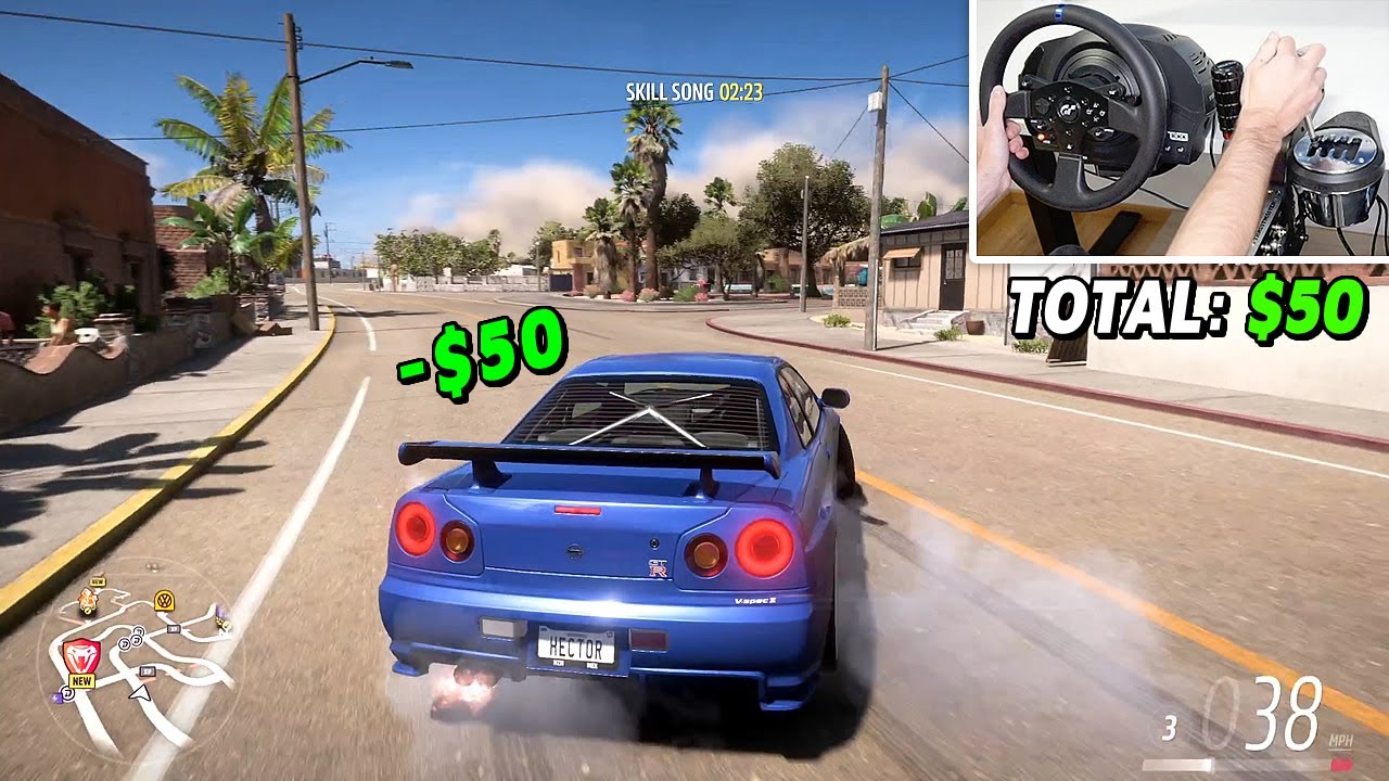 Drifting in Forza, but if you crash you lose...