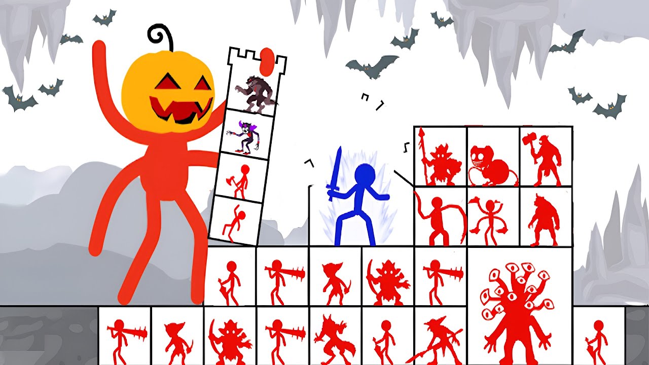Stick Battle: Mighty Tower War (by Abi Games) IOS Gameplay Video (HD)