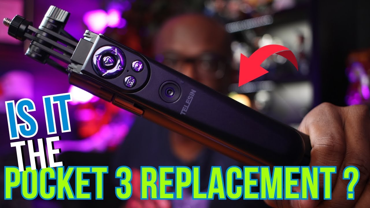 Telesin Intelligent Auto Tracking Tripod | Replacement for Osmo Pocket 3?