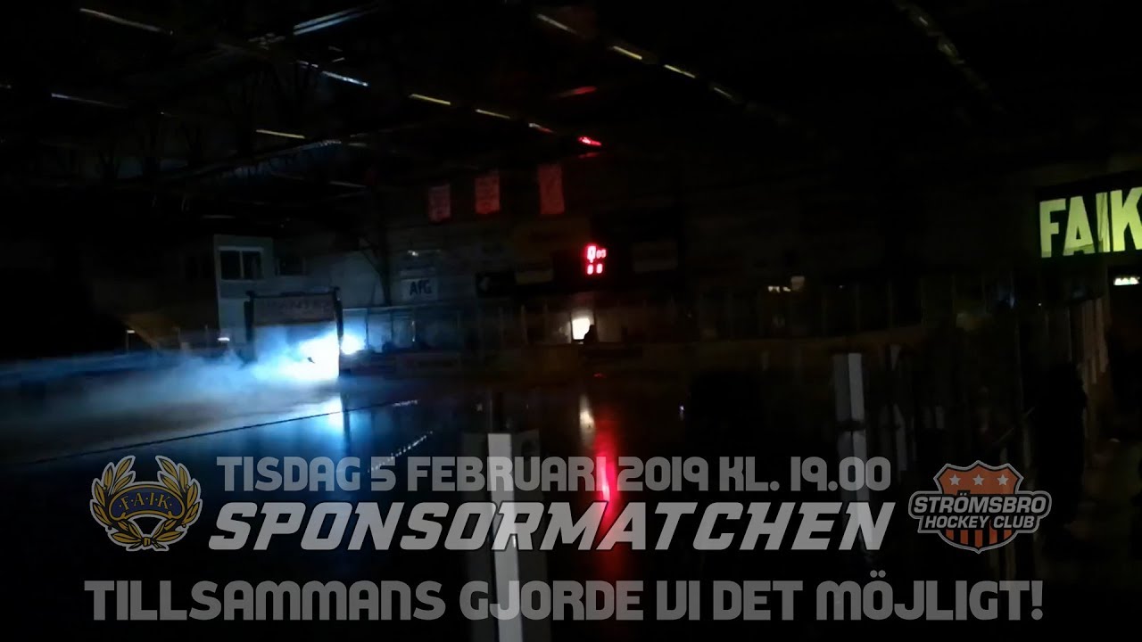 Sponsormatchen 2019 Intro, knattar & line-up