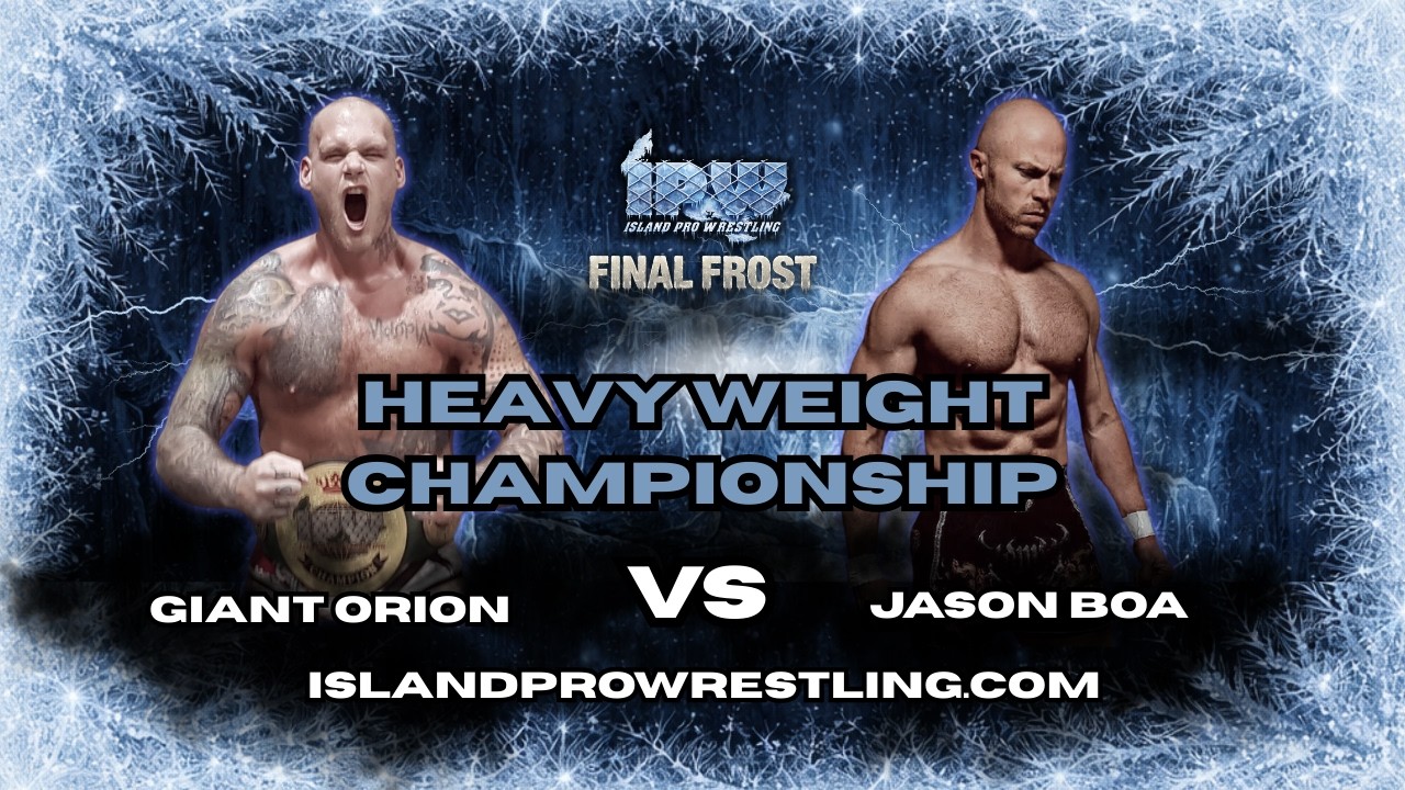 IPW Final Frost: Jason Boa VS Giant Orion - IPW Heavyweight Match #wrestling
