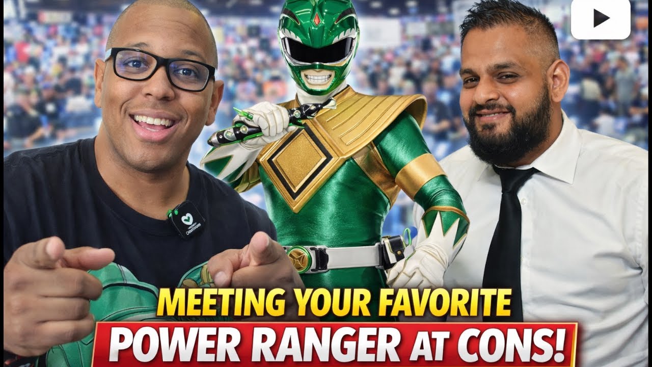 @dgcollins28  and I talk about meet and greet some Power Ranger at con