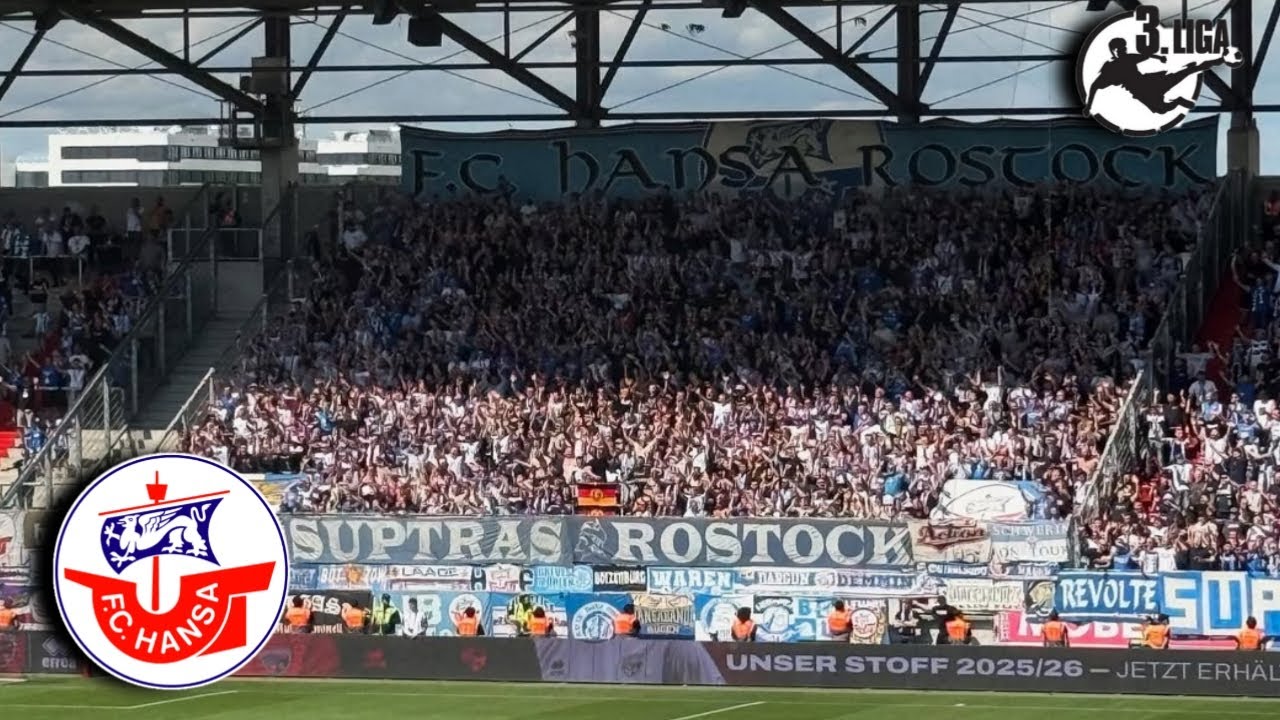 🔴⚪🔵 ULTRAS Hansa Rostock Away Ingolstadt • 3Liga • Ingolstadt vs Hansa Rostock FT(1-1)