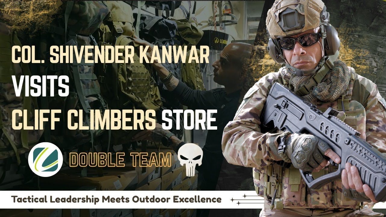 Col. Shivender Explores CliffClimbers | Best Equipment for Tactical and Outdoor Enthusiasts in India