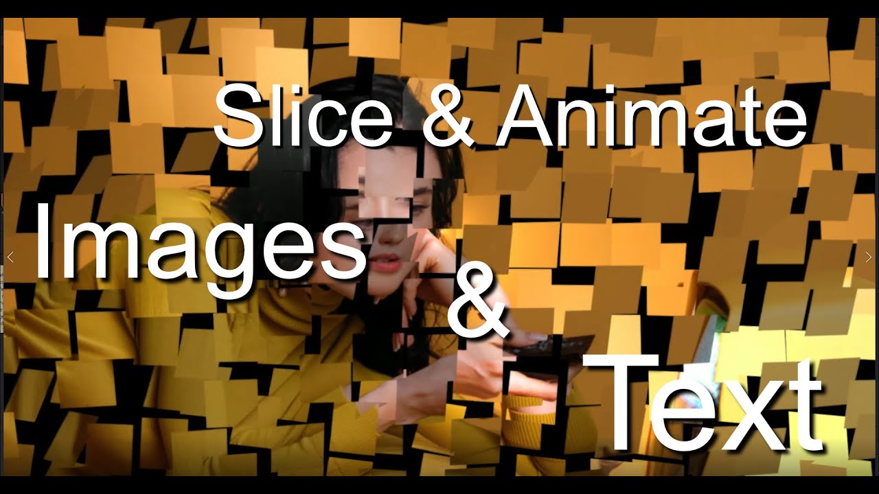 Davinci Resolve/Blackmagic Fusion - text and image slicing and animating (tutorial)