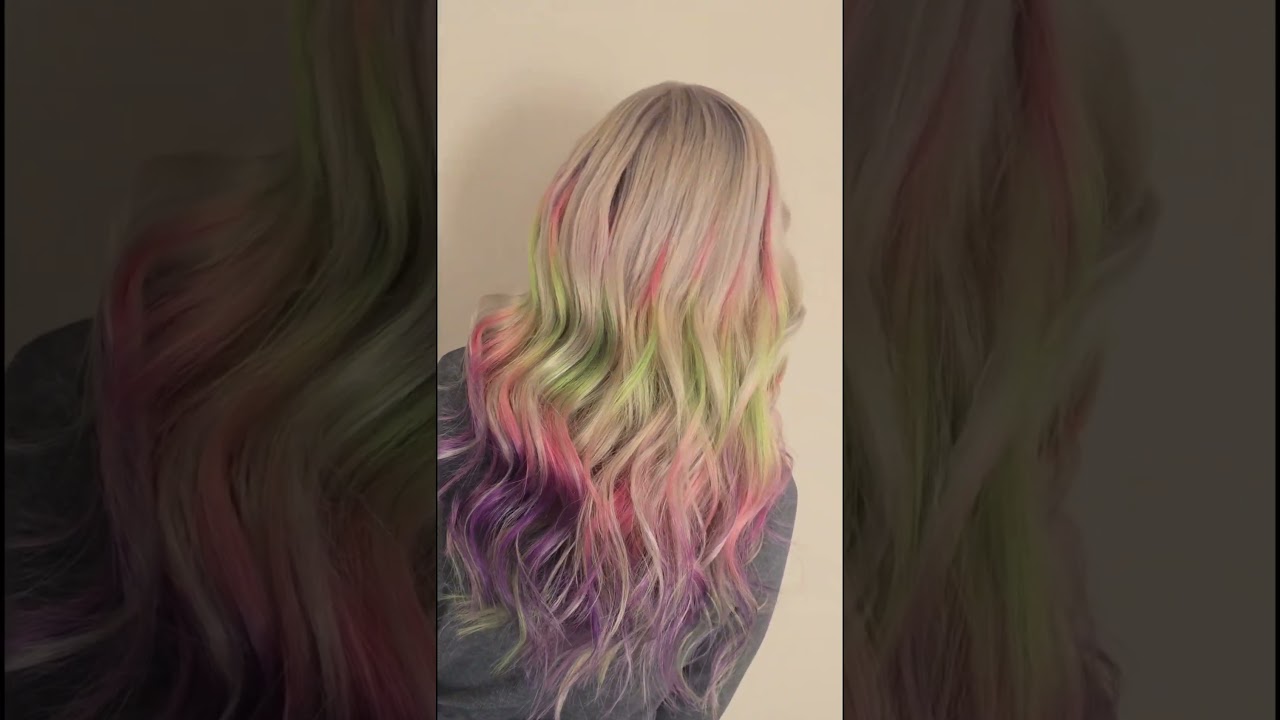 #brighthair #neno #uv #beforeandafter #hairtransformation #colorhair #blonde #subscribe #follow