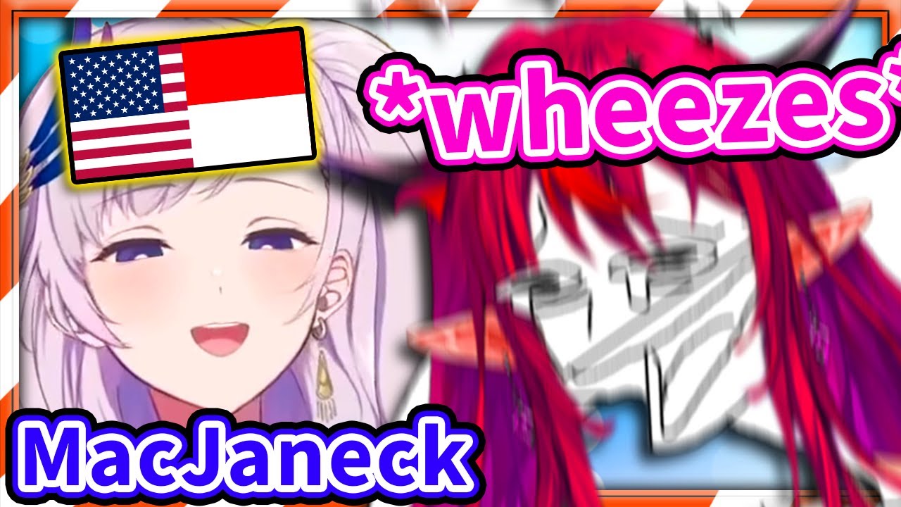 IRyS LOSES IT When Reine Starts Speaking English with an Indonesian Accent 【Hololive】