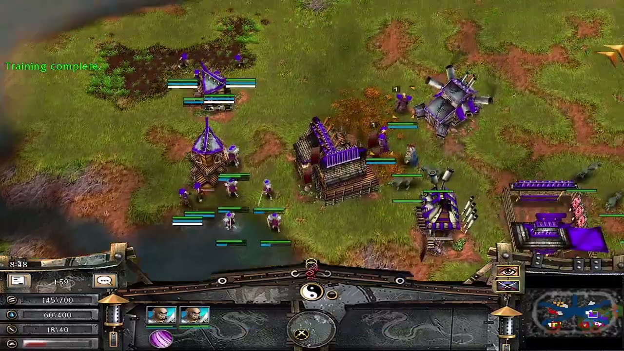 Battle Realms ZE 3v3 Dits Azeron scarednoodles vs TERR Beyonder Alzeron