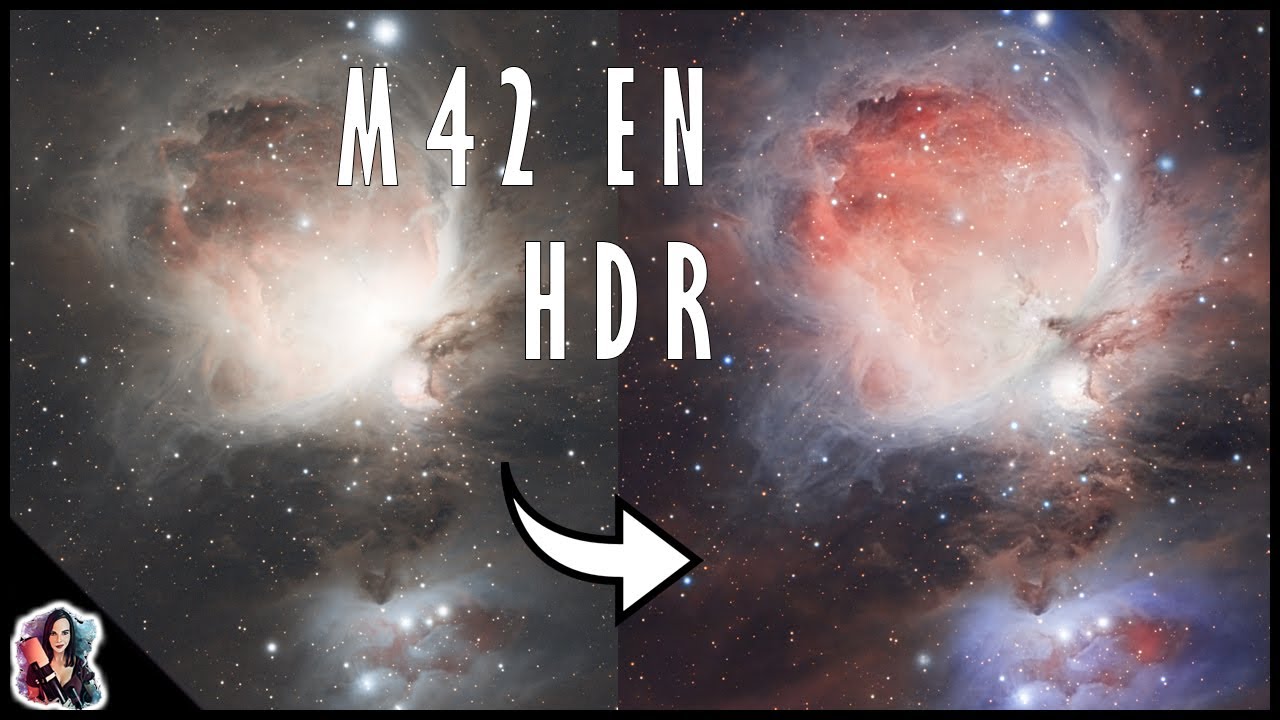 TUTO ASTROPHOTO : traitement complet de M42, la nébuleuse d'Orion (HDR avec Siril et Photoshop)