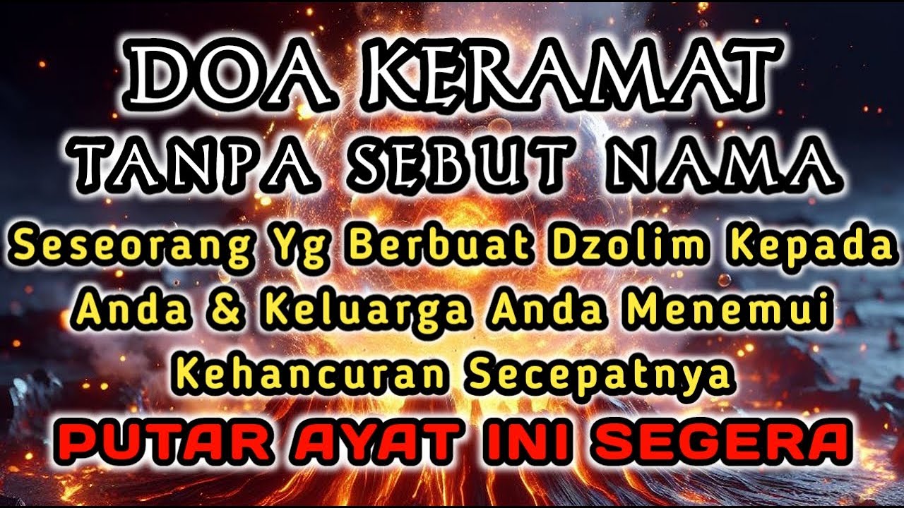 DOA KERAMAT! SIHIR HILANG BADAN SEGAR, RUQYAH MENGEMBALIKAN SIHIR DAN SANTET YANG TERTANAM DI RUMAH