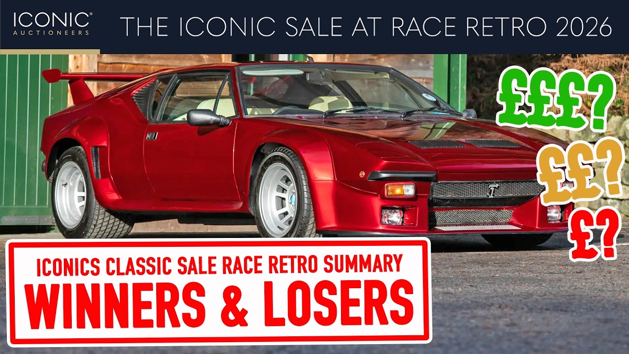 The Iconic Auctioneers Sale at Race Retro 2026 - RESULTS & ANALYSIS