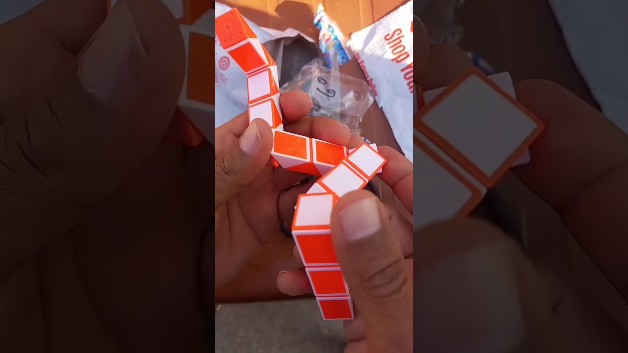 Snake cube unboxing shorts 