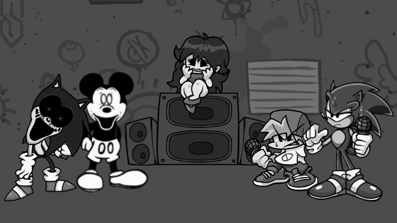 Happy but It’s Suicide Mouse & Sonic.exe Duet V.S. Boyfriend & Sonic Duet (MOST POPULAR VIDEO)