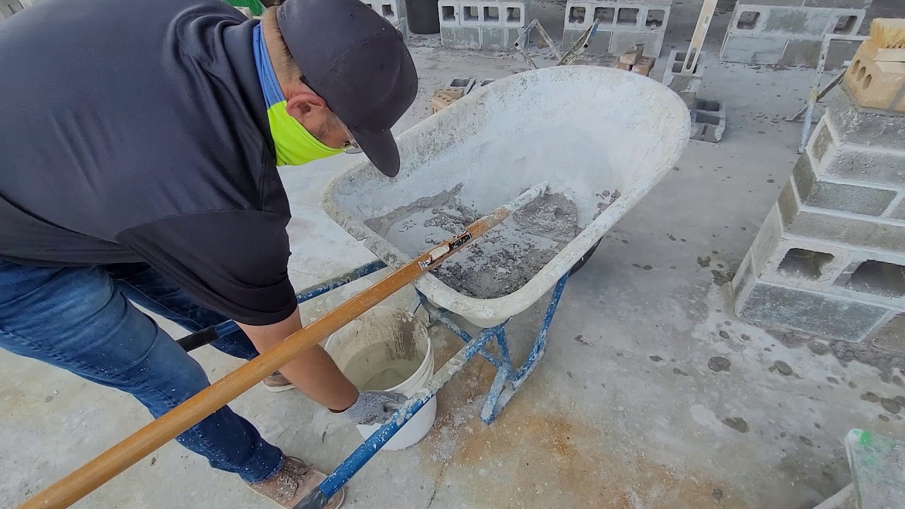 How to Mix Mortar