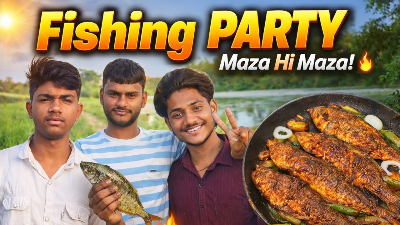 Machli Party Vlog 🦈🐬 | Fresh Fish Fry  | Fresh Fish Fry in Village Style | Desi Cooking 🔥 #party 