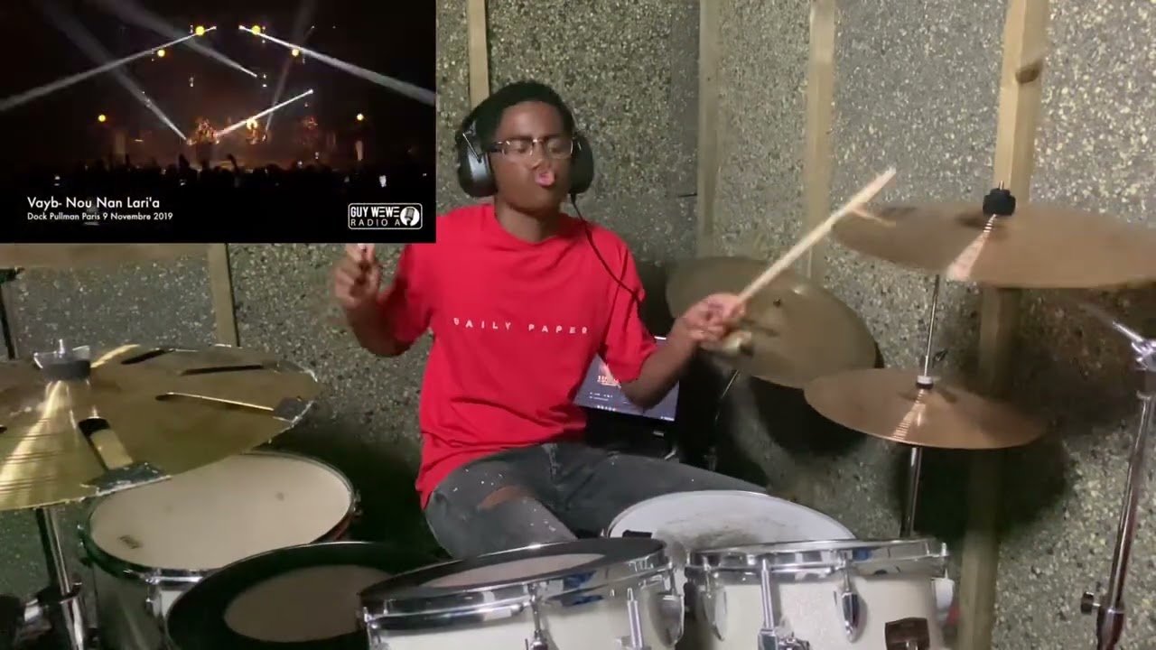 Vayb - Nou Nan Lari’a | Drum Cover | Mailow Dias Léger