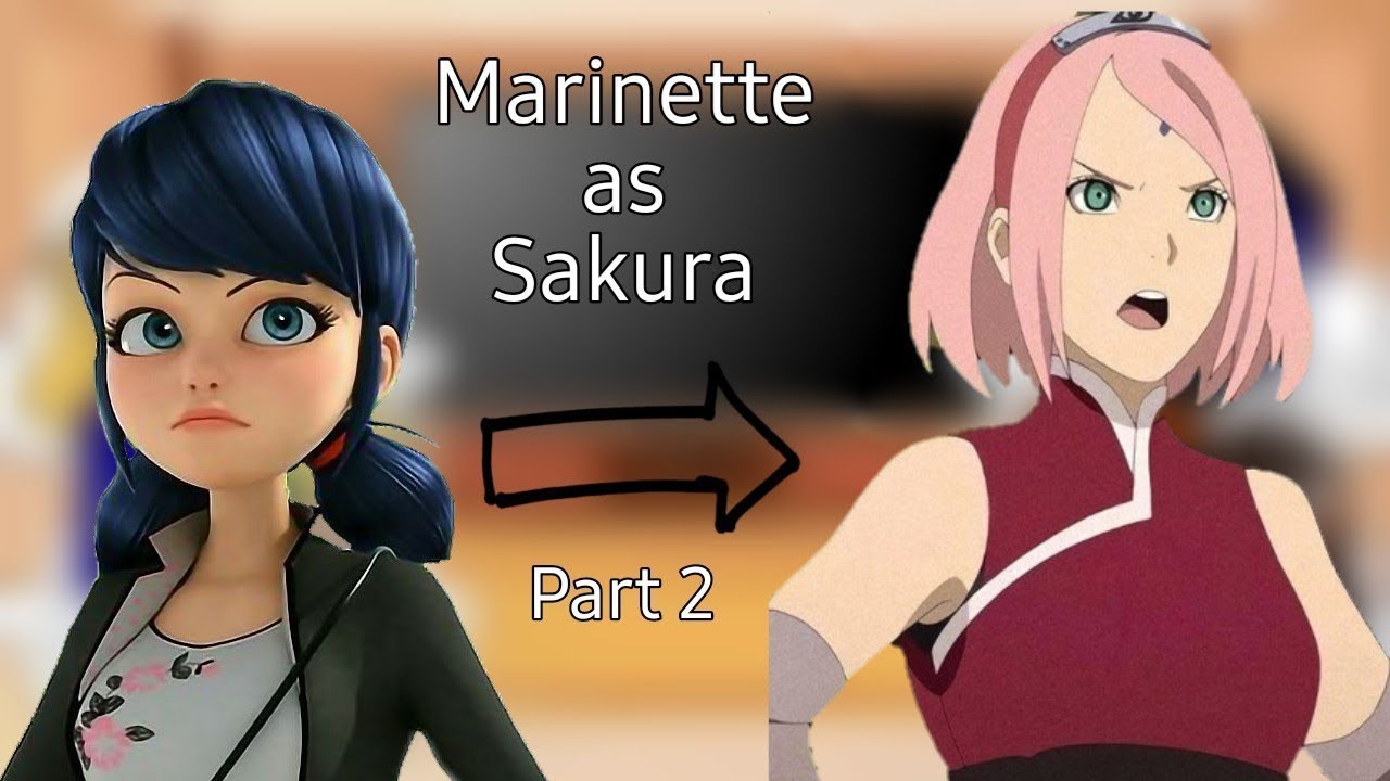 | Mlb react to Marinette as Sakura | Old video | Pt 2 | Read description |