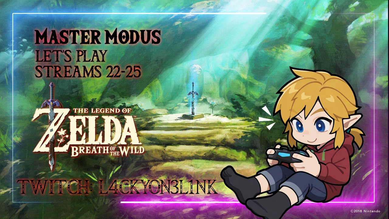 The Legend of Zelda Breath of the Wild 🐗 Live Let's Play Streams 22-25 - Ex-Prüfungen Master Mode