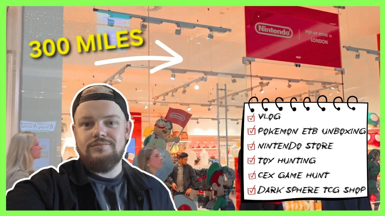 Was Travelling 300 MILES For The Nintendo Pop Up Store In London Worth it?