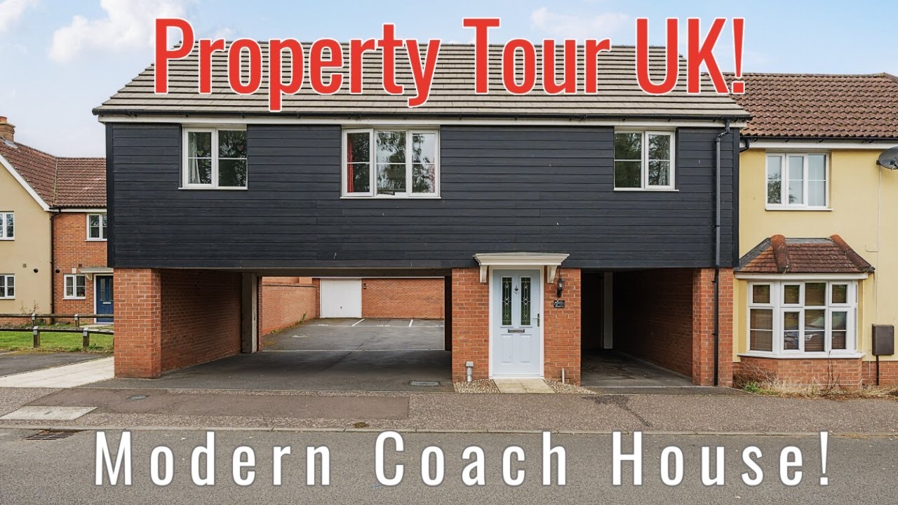 HOUSE TOUR UK  Modern Coach House! For Sale: Guide Price &pound;160,000 - &pound;170,000 Carbrooke, Norfolk
