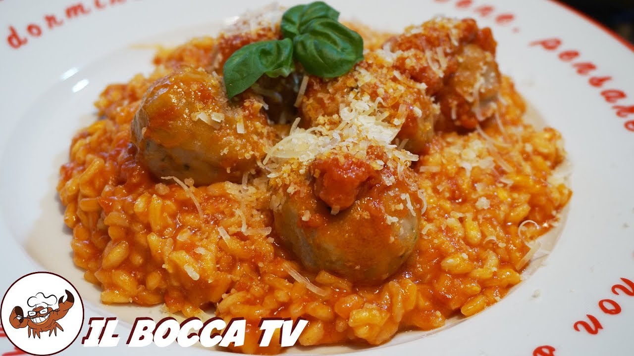 594 - Riso e polpette...chi lo prova non la smette! (primo/secondo/piatto unico facile e delizioso)