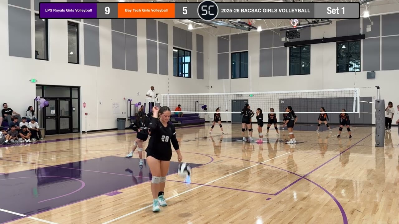 LPS Royals vs Bay Tech Girls Volleyball @ LPS Hayward 9/15/2025