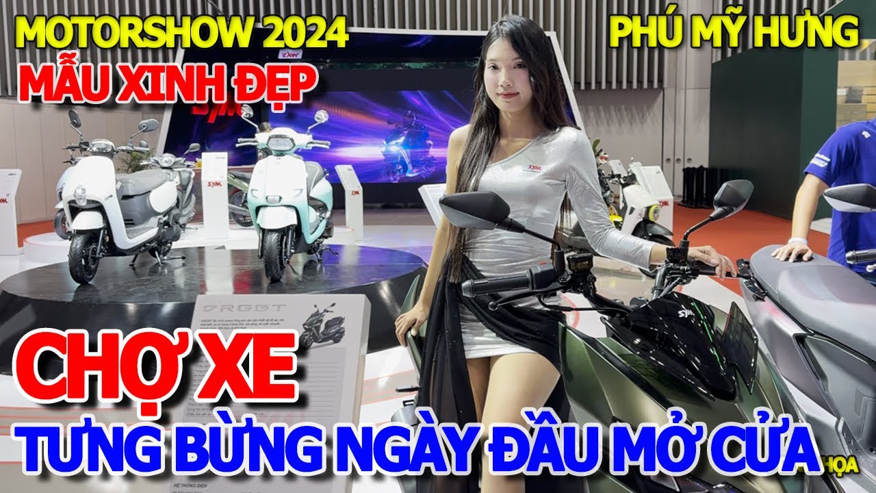 HỘI CHỢ XE & NGƯỜI MẪU ĐẸP LỚN NHẤT SÀI GÒN - NGÀY ĐẦU KHAI MẠC VIỆT NAM MOTORSHOW 2024 PHÚ MỸ HƯNG