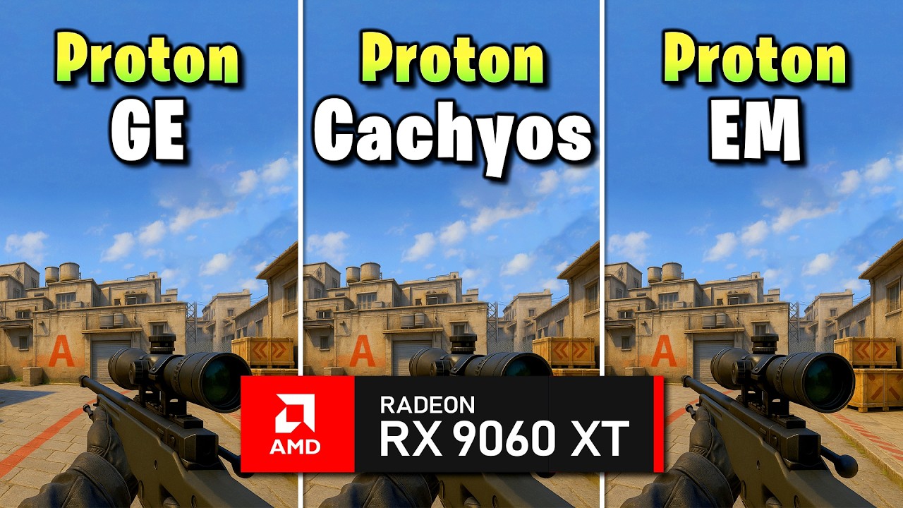 Which Proton is Best? GE vs CachyOS vs EM on RX 9060 XT