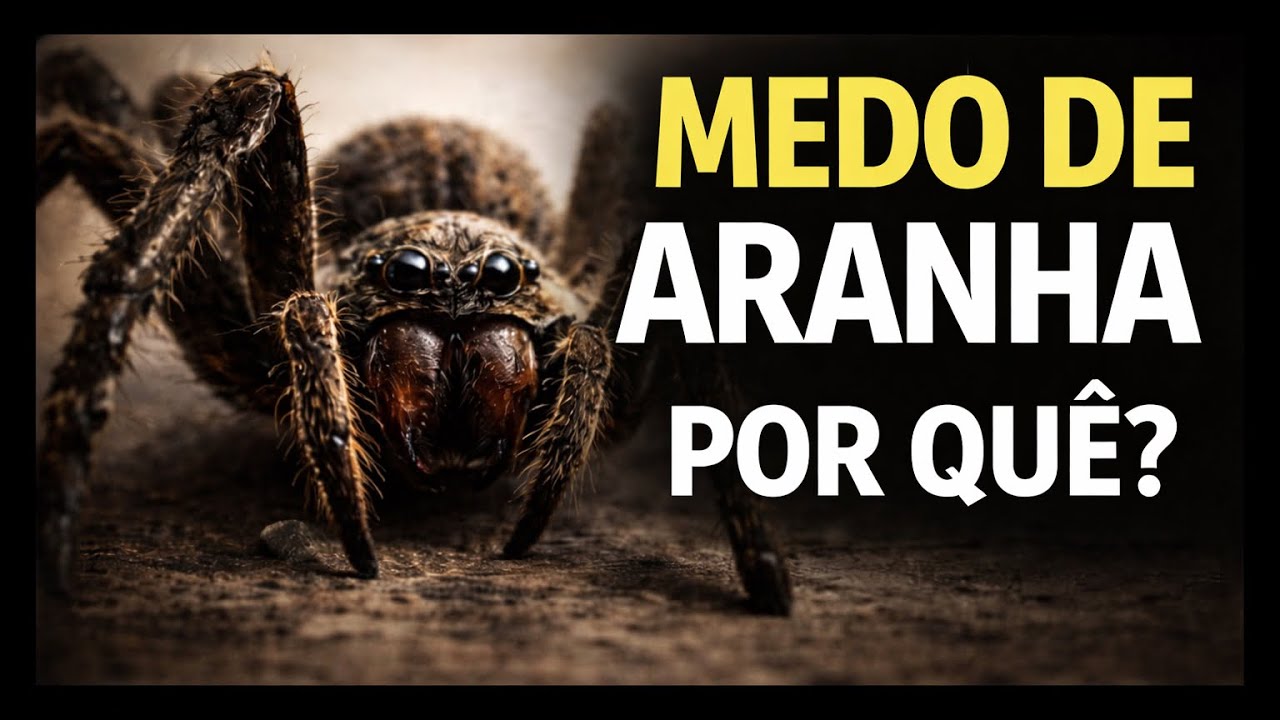 Por Que Você Tem TANTO Medo de Aranha? (A Verdade Está no Seu Cérebro)