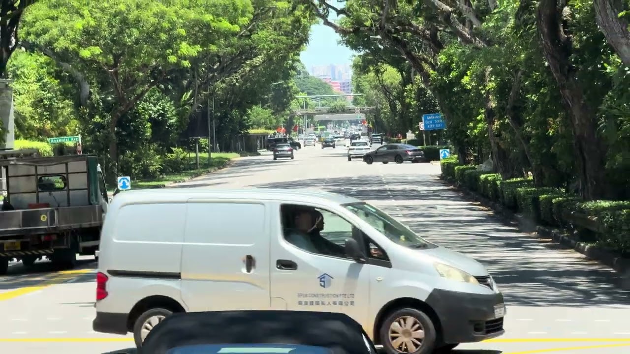 Singapore Upper Bukit Timah road