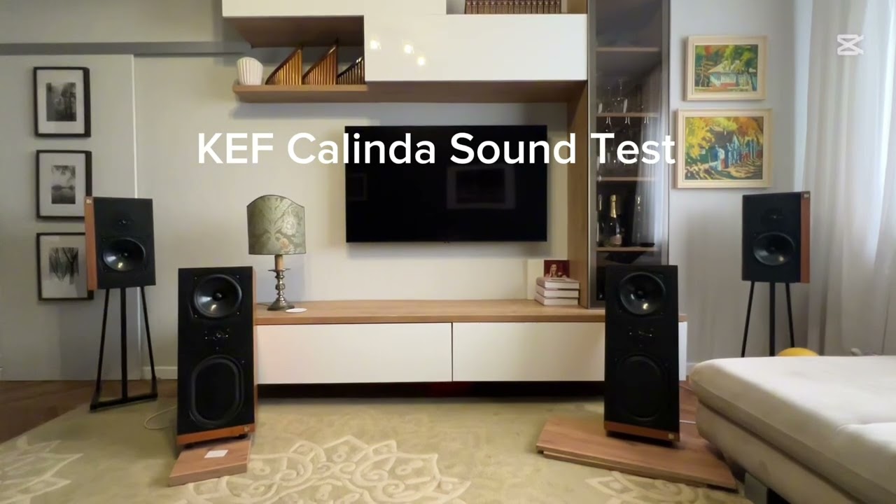 KEF Calinda Sound Test