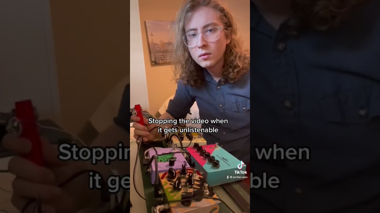 Running my electric kazoo through guitar pedals