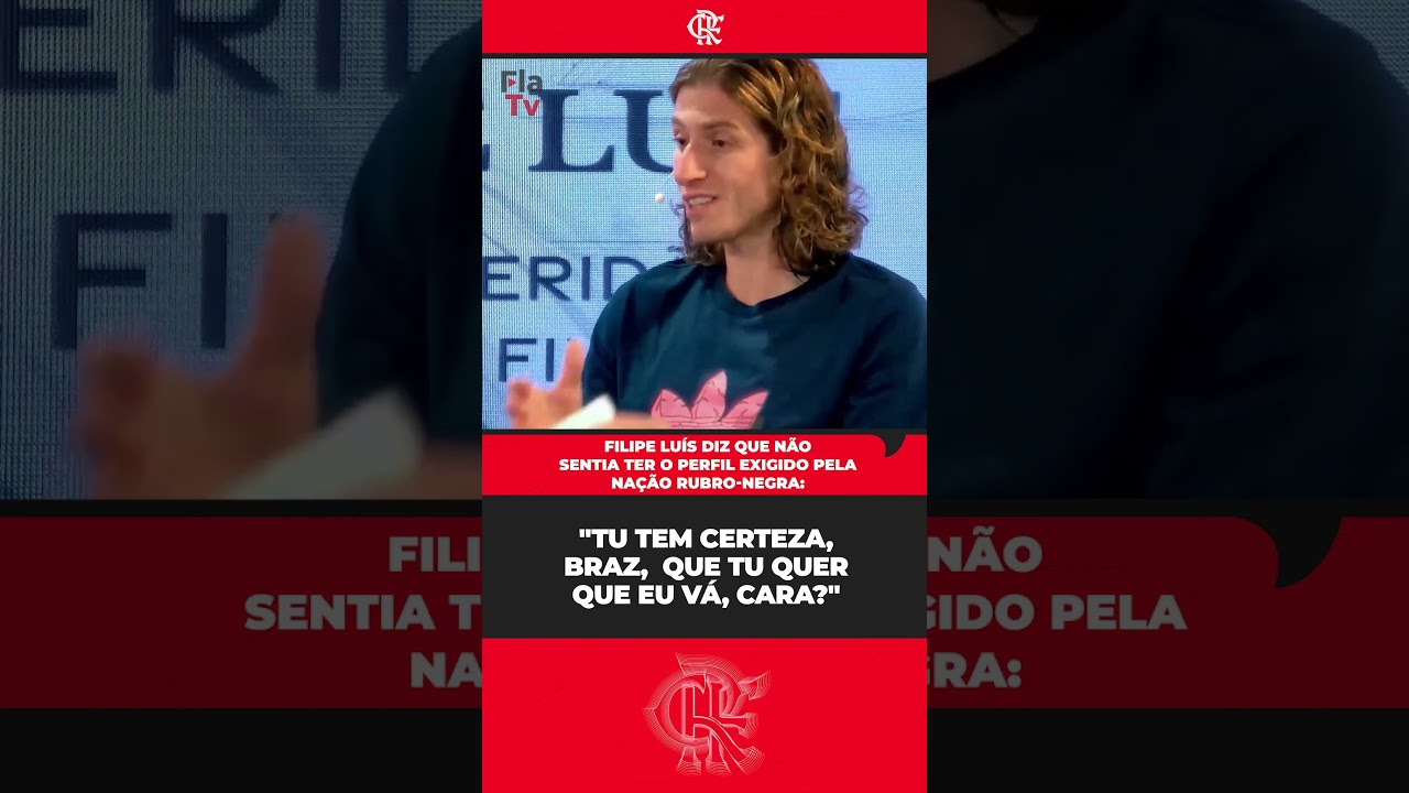 Filipe Lu&iacute;s disse que n&atilde;o se sentia com o perfil exigido pela Na&ccedil;&atilde;o rubro-negra #flatv #fla