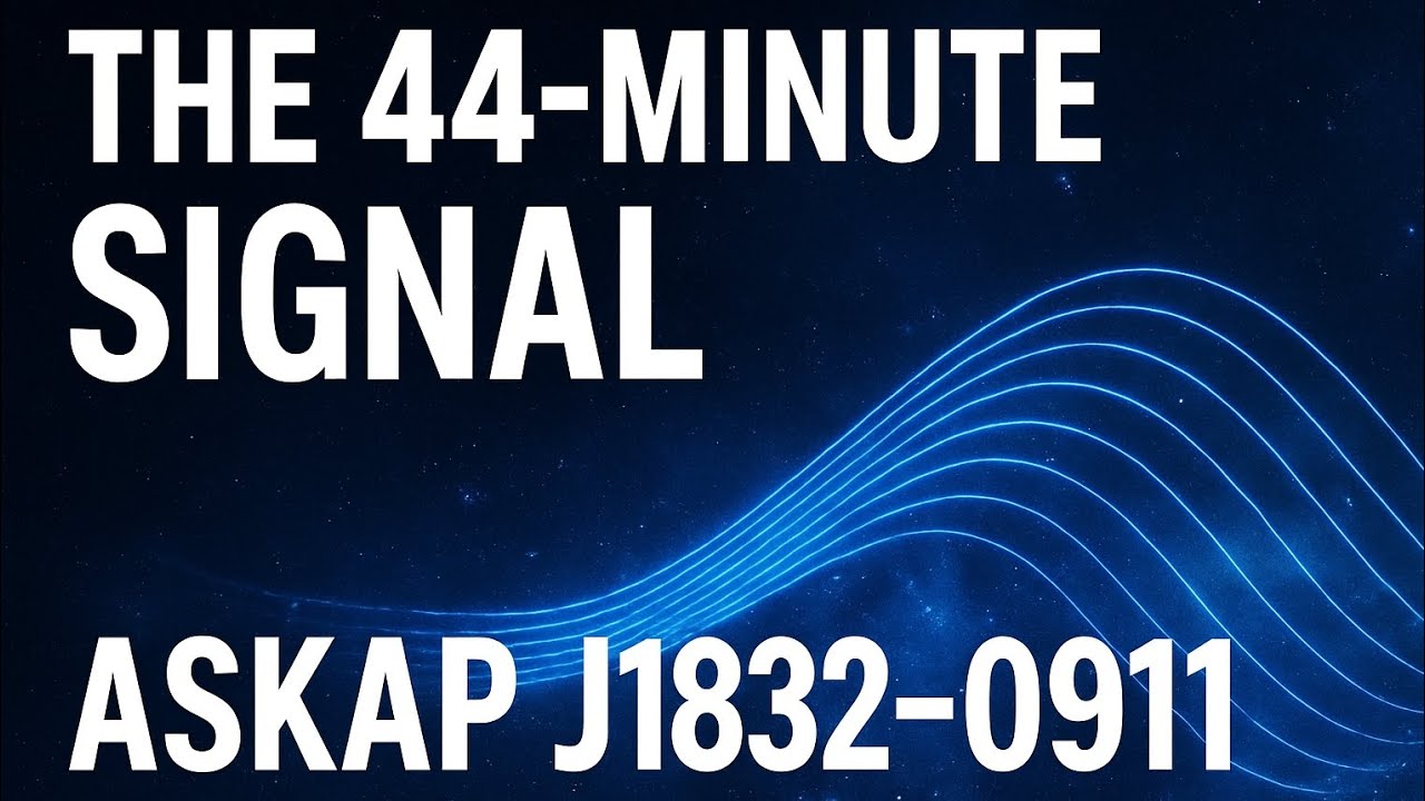 The Alien Signal of ASKAP J1832&ndash;0911 &ndash; The 44-Minute Cosmic Mystery (2025) #usa #story 