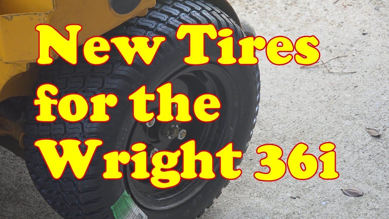 The Wright 36i Stander gets new tires| Made in China!