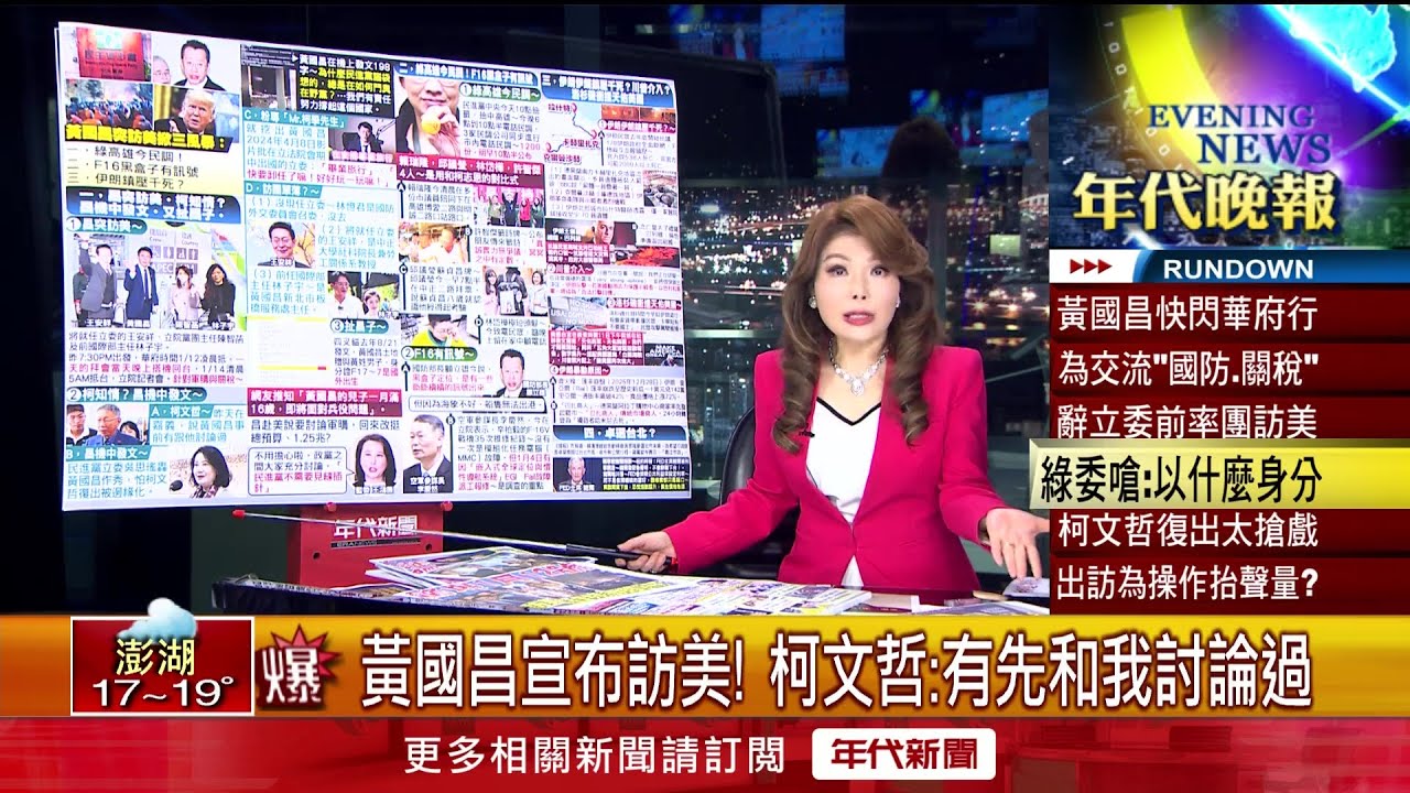 張雅琴挑戰新聞》黃國昌宣布訪美！ 柯文哲：有先和我討論過