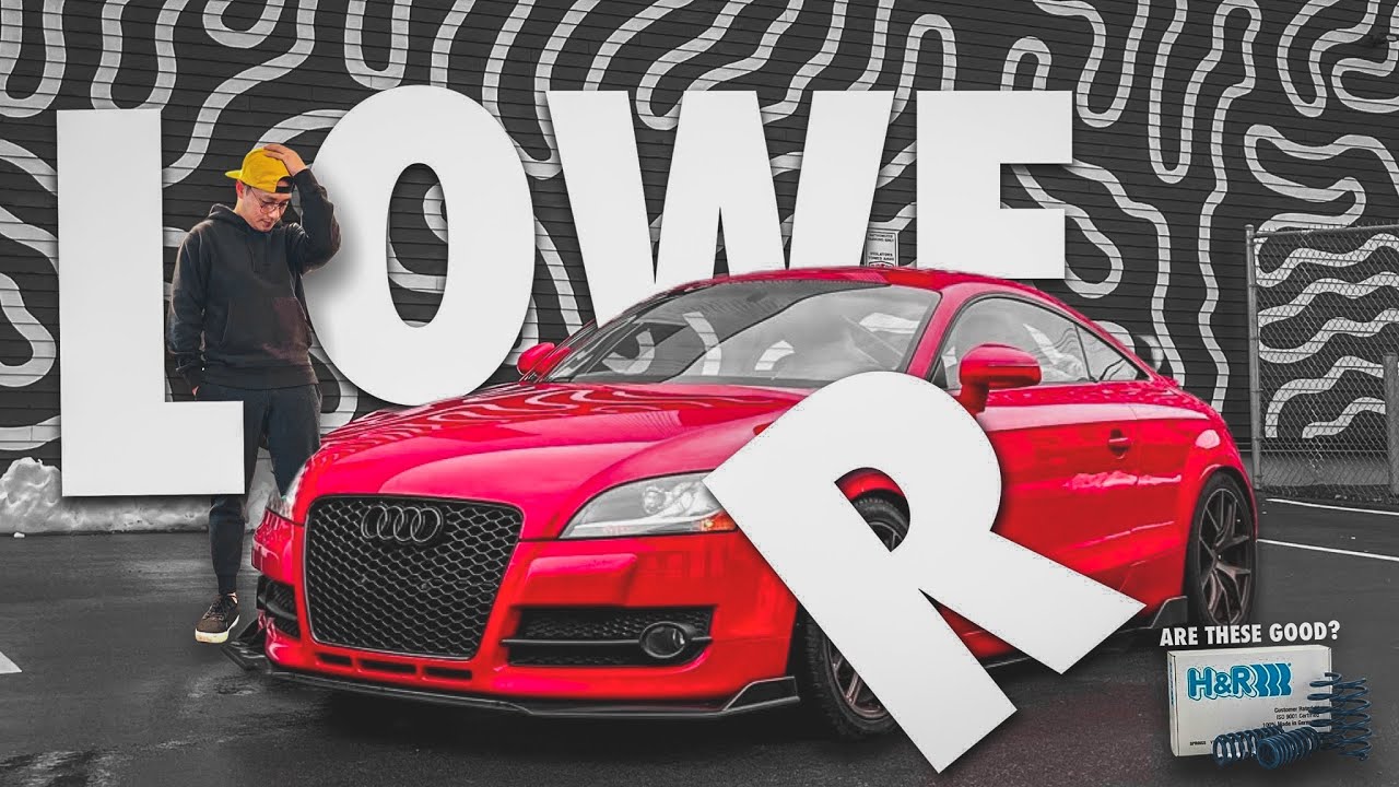 Можно ли ездить на низкой подвеске? | Занижающие пружины H&R для Audi TT MK2
