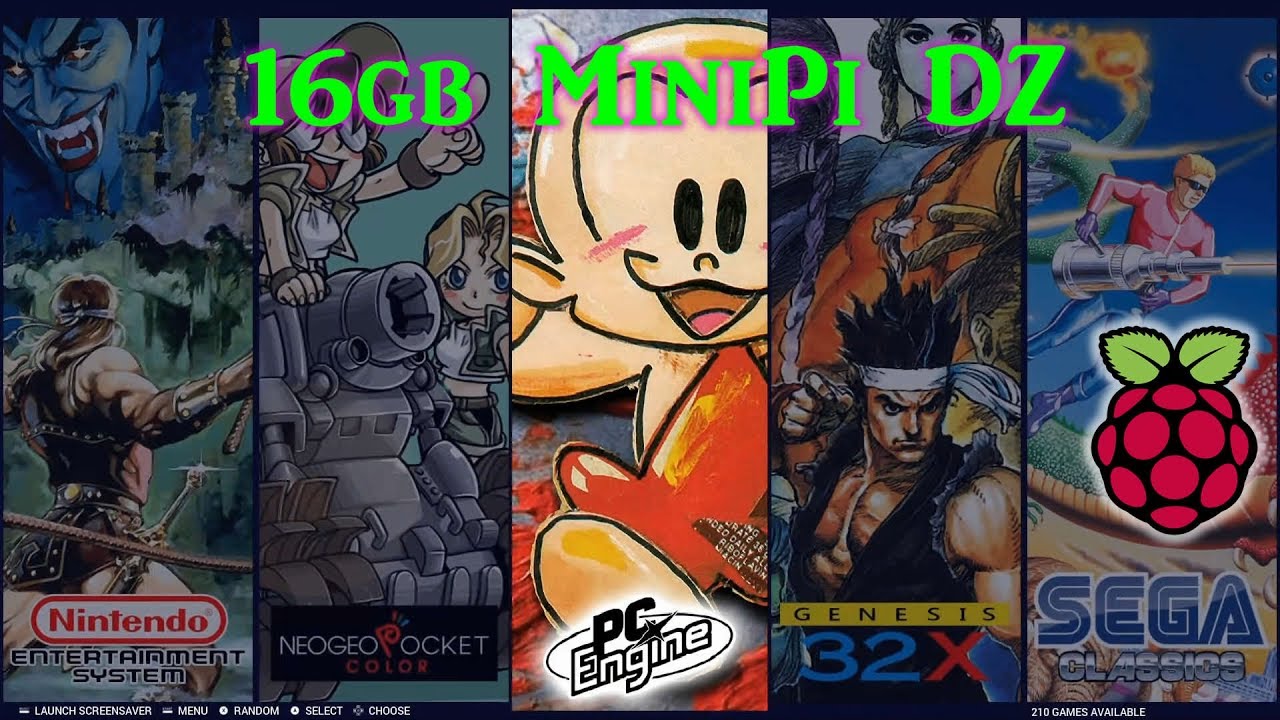 Darish Zone 16gb MiniPi Build - 10,000 Titles