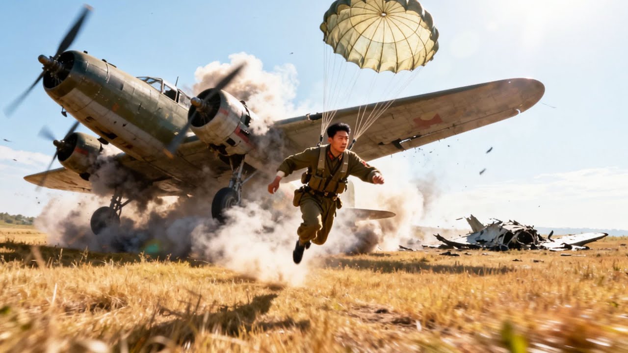 日本人飛機墜落沙漠，傘兵僥倖存還帶著重要布防圖，一時間各路人馬前來爭奪！
